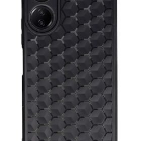 Xiaomi Redmi 13C Kılıf Petek Silikon Kapak - Siyah-(5796)