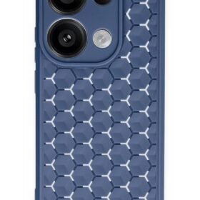 Realme C65 Kılıf Petek Silikon Kapak - Lacivert-(5796)