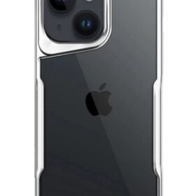 iPhone 15 Kılıf Boyi Silikon Kapak - Gümüş-(5796)