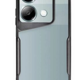 Xiaomi Redmi Note 13 Pro 4G Kılıf Boyi Silikon Kapak - Siyah-(5796)