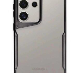 Samsung Galaxy S23 Ultra Kılıf Boyi Silikon Kapak - Siyah-(5796)