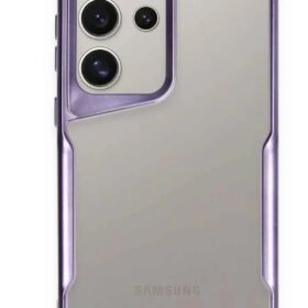 Samsung Galaxy S23 Ultra Kılıf Boyi Silikon Kapak - Derin Mor-(5796)