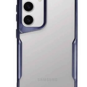 Samsung Galaxy S24 Kılıf Boyi Silikon Kapak - Lacivert-(5796)