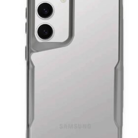 Samsung Galaxy S24 Kılıf Boyi Silikon Kapak - Gümüş-(5796)