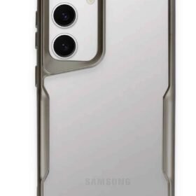 Samsung Galaxy S24 Kılıf Boyi Silikon Kapak - Titan Gri-(5796)