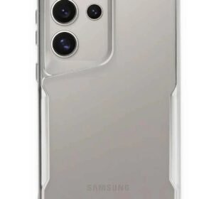 Samsung Galaxy S24 Ultra Kılıf Boyi Silikon Kapak - Gümüş-(5796)