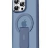 iPhone 14 Pro Tork Magsafe Standlı Kapak - Lacivert-(5796)