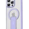 iPhone 15 Pro Tork Magsafe Standlı Kapak - Lila-(5796)