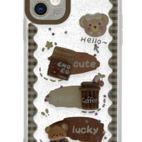 iPhone 11 Kılıf Sweet Desenli Silikon Kapak - Şeffaf-(5796)