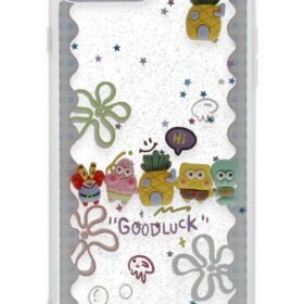 iPhone 7 Kılıf Sweet Desenli Silikon Kapak - Açık Mavi-(5796)