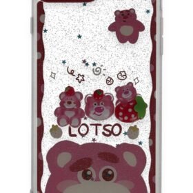 iPhone 7 Plus Kılıf Sweet Desenli Silikon Kapak - Pembe-(5796)