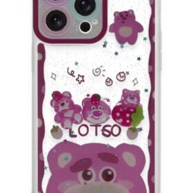 iPhone 14 Pro Kılıf Sweet Desenli Silikon Kapak - Pembe-(5796)