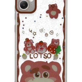 Samsung Galaxy A05 Kılıf Sweet Desenli Silikon Kapak - Pembe-(5796)