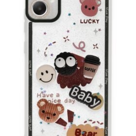 Samsung Galaxy A05 Kılıf Sweet Desenli Silikon Kapak - Sarı-(5796)