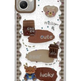 Samsung Galaxy A05 Kılıf Sweet Desenli Silikon Kapak - Şeffaf-(5796)