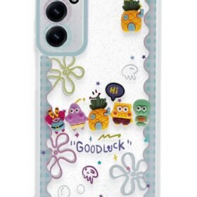 Samsung Galaxy A15 4G Kılıf Sweet Desenli Silikon Kapak - Açık Mavi-(5796)