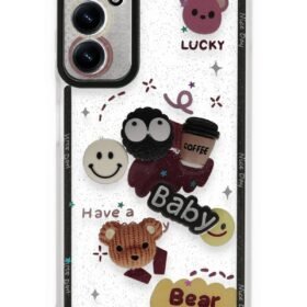 Samsung Galaxy A25 5G Kılıf Sweet Desenli Silikon Kapak - Sarı-(5796)