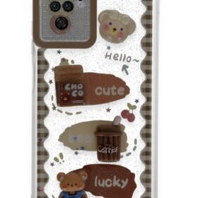 Xiaomi Redmi Note 10 Pro Kılıf Sweet Desenli Silikon Kapak - Şeffaf-(5796)