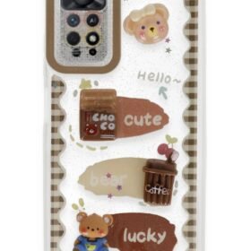 Xiaomi Redmi Note 11 Kılıf Sweet Desenli Silikon Kapak - Şeffaf-(5796)