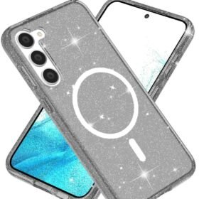 Samsung Galaxy S23 Kılıf Glow Magsafe Kapak - Siyah-(5796)