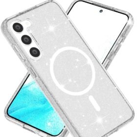 Samsung Galaxy S23 Kılıf Glow Magsafe Kapak - Şeffaf-(5796)