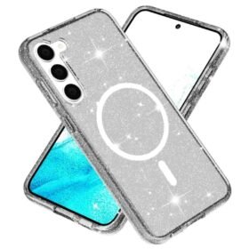 Samsung Galaxy S23 FE Kılıf Glow Magsafe Kapak - Siyah-(5796)