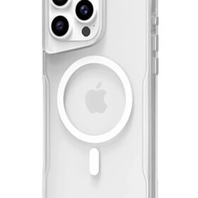 iPhone 14 Pro Kılıf PC Poso Magsafe Kapak - Şeffaf-(5796)