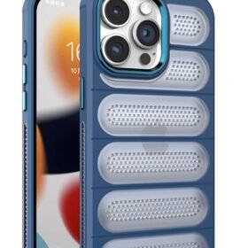 iPhone 14 Pro Kılıf Airmax Silikon Kapak - Lacivert-(5796)