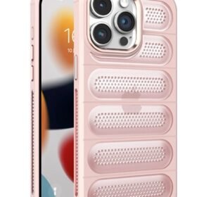 iPhone 14 Pro Max Kılıf Airmax Silikon Kapak - Pembe-(5796)
