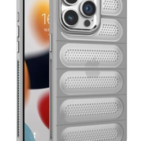 iPhone 15 Pro Kılıf Airmax Silikon Kapak - Titan Gri-(5796)