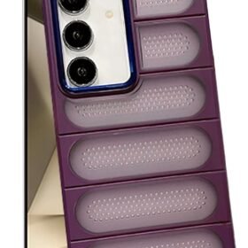 Samsung Galaxy S24 Kılıf Airmax Silikon Kapak - Derin Mor-(5796)