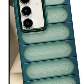 Samsung Galaxy S24 Kılıf Airmax Silikon Kapak - Koyu Yeşil-(5796)