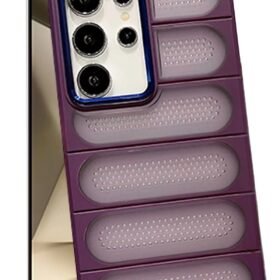 Samsung Galaxy S24 Ultra Kılıf Airmax Silikon Kapak - Derin Mor-(5796)