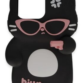 iPhone 15 Pro Kılıf Poky Karakter Silikon Kapak - Desen 1-(5796)