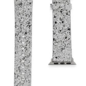 Apple Watch 42mm Starry Taşlı Kordon - Gümüş-(5796)