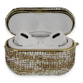 Airpods Pro 2 (2.nesil) Klor Taşlı Kılıf - Desen 6-(5796)