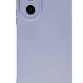 Oppo A38 Kılıf Nano içi Kadife Silikon - Lila-(5796)