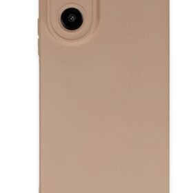 Oppo A38 Kılıf Nano içi Kadife Silikon - Pudra-(5796)