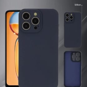 Xiaomi Redmi A3 4G Kılıf Nano içi Kadife Silikon - Siyah-(5796)