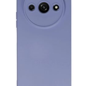 Xiaomi Redmi A3 4G Kılıf Nano içi Kadife Silikon - Lila-(5796)