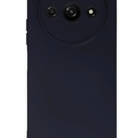 Xiaomi Redmi A3 4G Kılıf Nano içi Kadife Silikon - Lacivert-(5796)