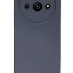 Xiaomi Redmi A3 4G Kılıf Nano içi Kadife Silikon - Gri-(5796)