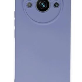 Realme 11 Pro Kılıf Nano içi Kadife Silikon - Lila-(5796)