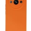 Realme 11 Pro Kılıf Nano içi Kadife Silikon - Turuncu-(5796)