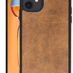 iPhone 11 Kılıf Aras Deri Kapak - Taba-(5796)