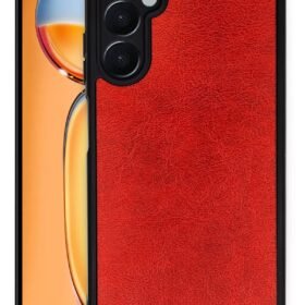 Samsung Galaxy A25 5G Kılıf Aras Deri Kapak - Kırmızı-(5796)