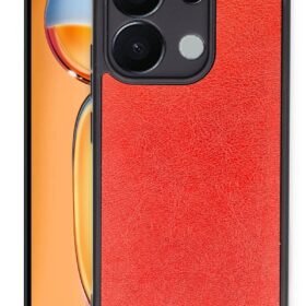 Xiaomi Redmi Note 13 Pro 5G Kılıf Aras Deri Kapak - Kırmızı-(5796)