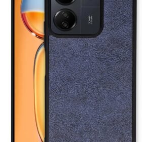 Xiaomi Redmi 13C Kılıf Aras Deri Kapak - Lacivert-(5796)