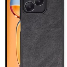 Realme Note 50 4G Kılıf Aras Deri Kapak - Siyah-(5796)