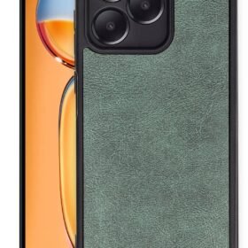 Realme Note 50 4G Kılıf Aras Deri Kapak - Koyu Yeşil-(5796)